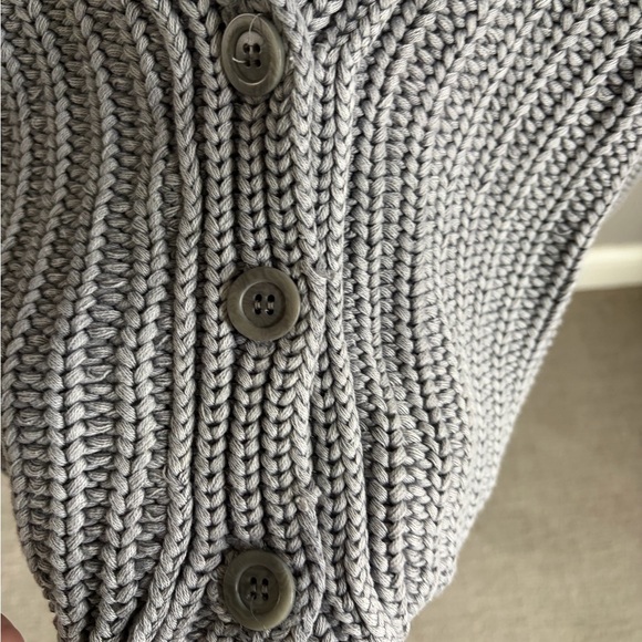 Free People Sweet Nothing Gray Knit Cardigan - Picture 4 of 7